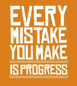 Accept Mistakes you make