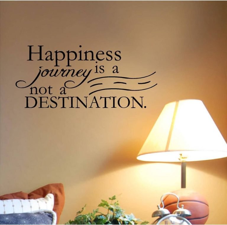 Happiness is a journey not a destination