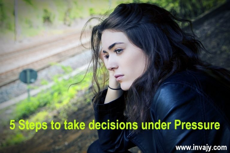 5 Steps for decision making under pressure