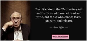 Learn the art of unlearning