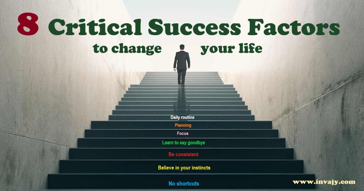 success factors in life