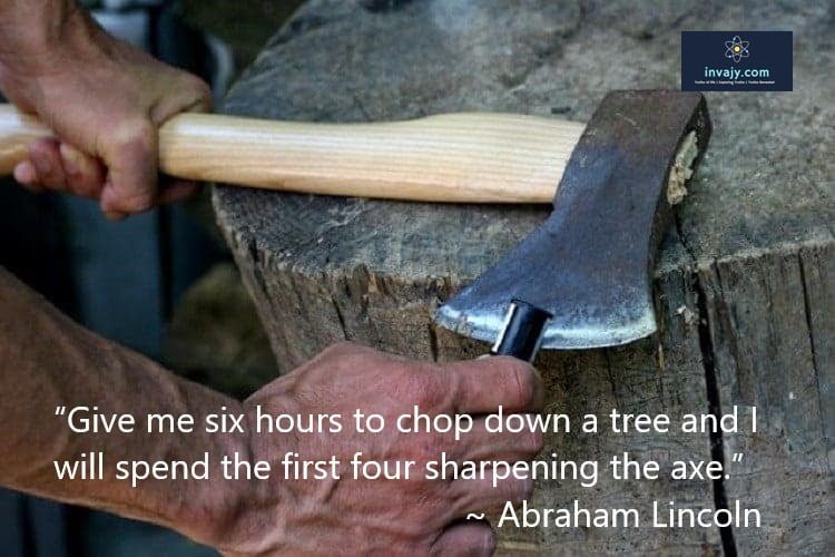 Inspiring Stories about Life Sharpen Your Axe (Story 11)