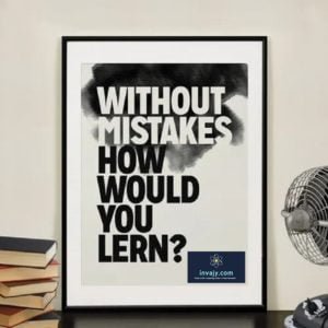 Inspiring image quote on mistake