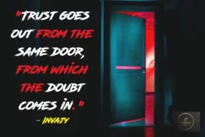 Thought of the Day about Trust