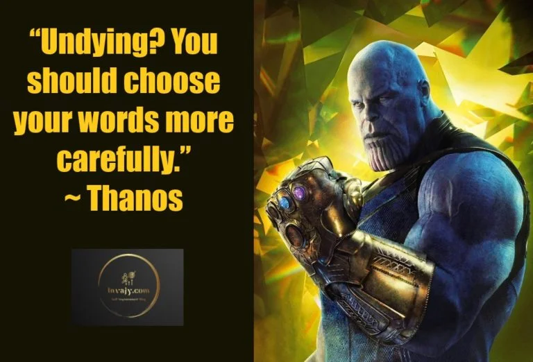 Thanos Quotes