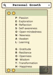 Personal Growth