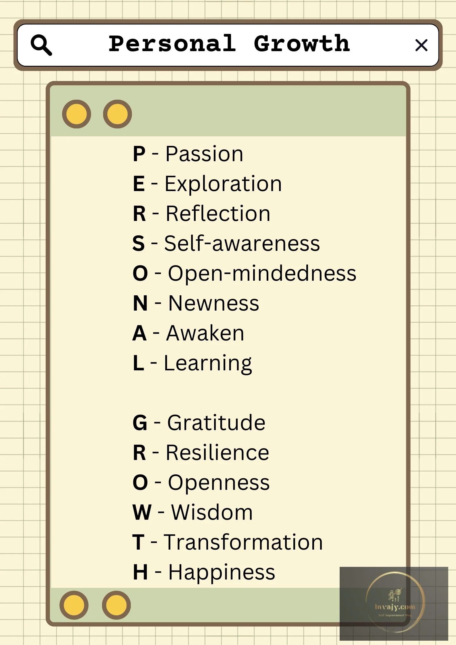Personal Growth