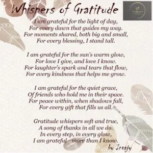 Gratitude Poems