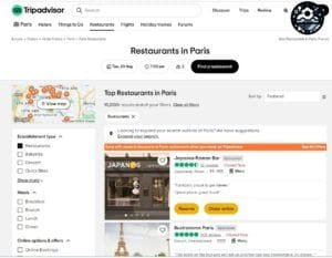 Tripadvisor Programmatice SEO Example